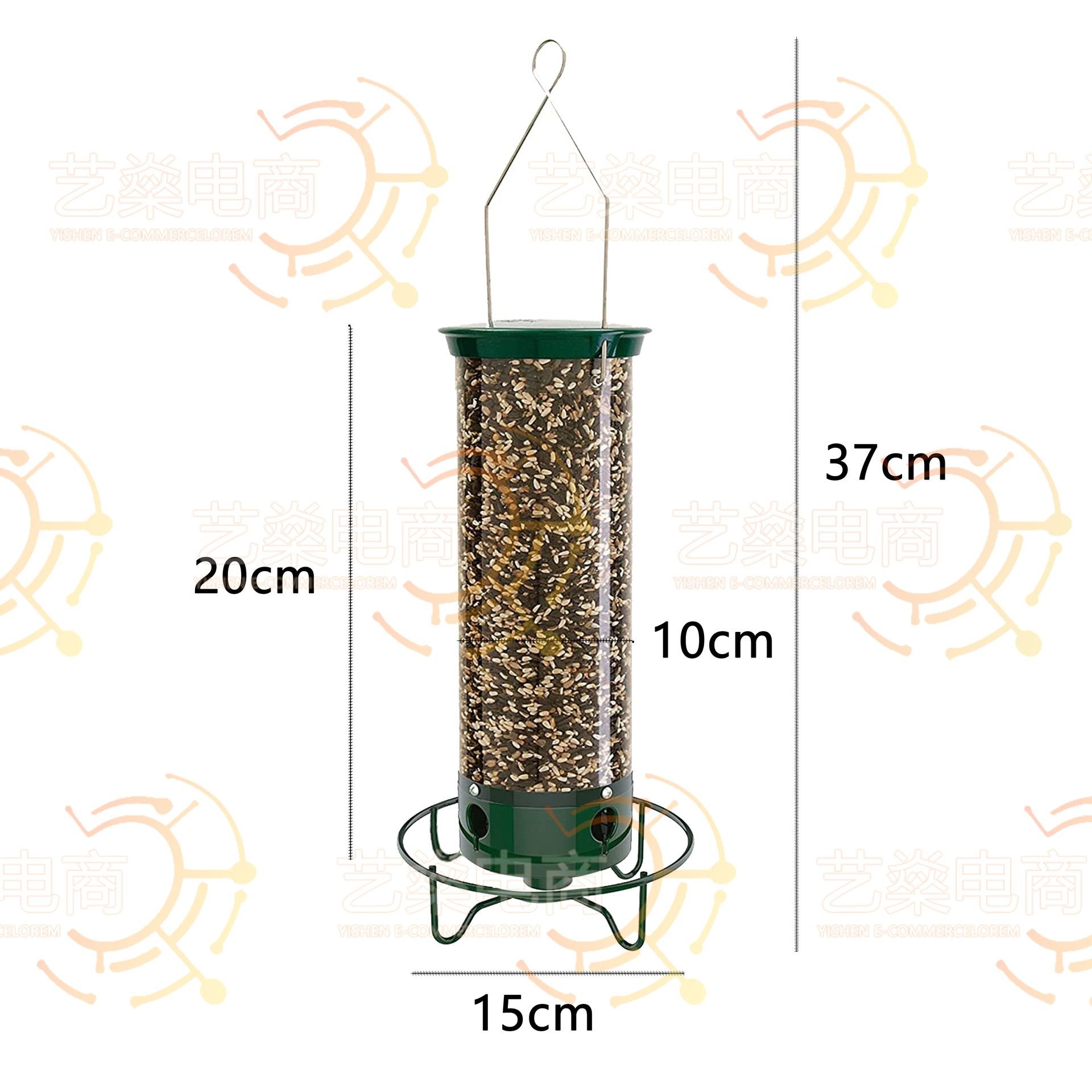Squirrel-Proof Bird Feeder Outdoor Garden Decoration Automatic Bird Feeder Hanging Hummingbird Water Feeder Squirrel-Proof Bird Feeder Outdoor Garden Decoration Automatic Bird Feeder Hanging Hummingbird Water Feeder